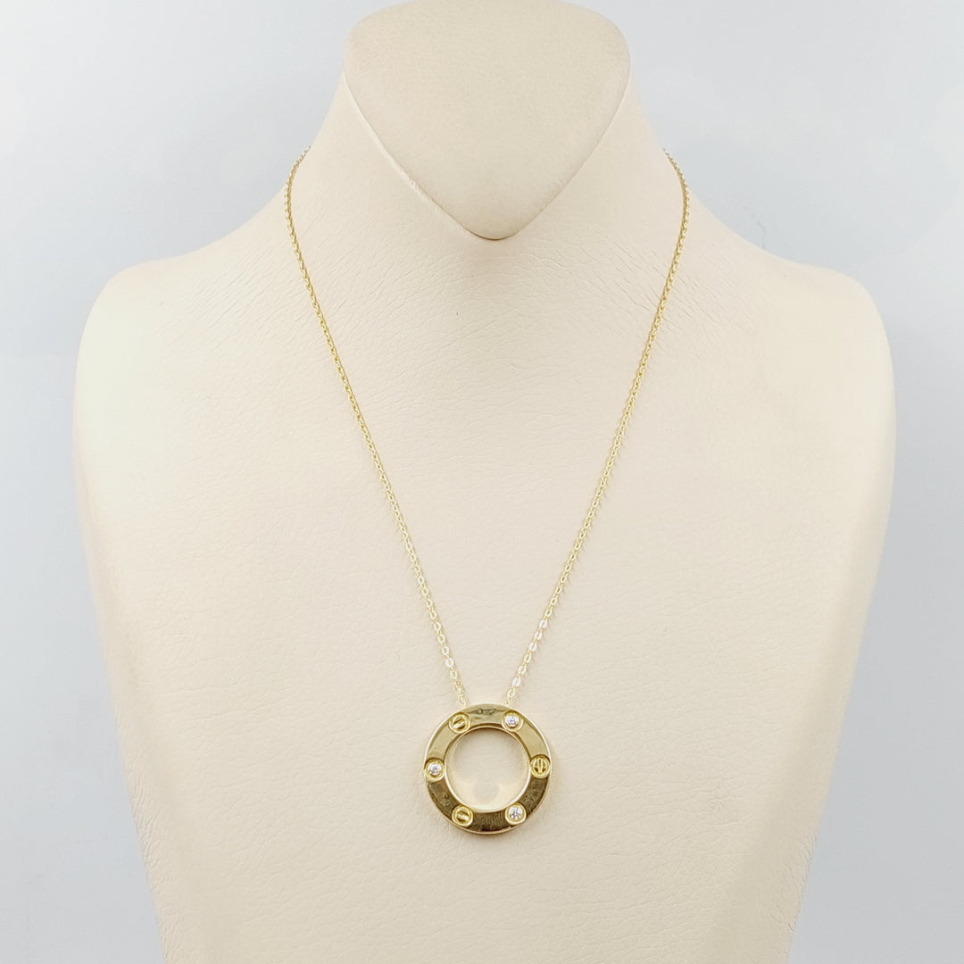 Deluxe Figaro Necklace  Made Of 18K Yellow Gold by Saeed Jewelry-30664