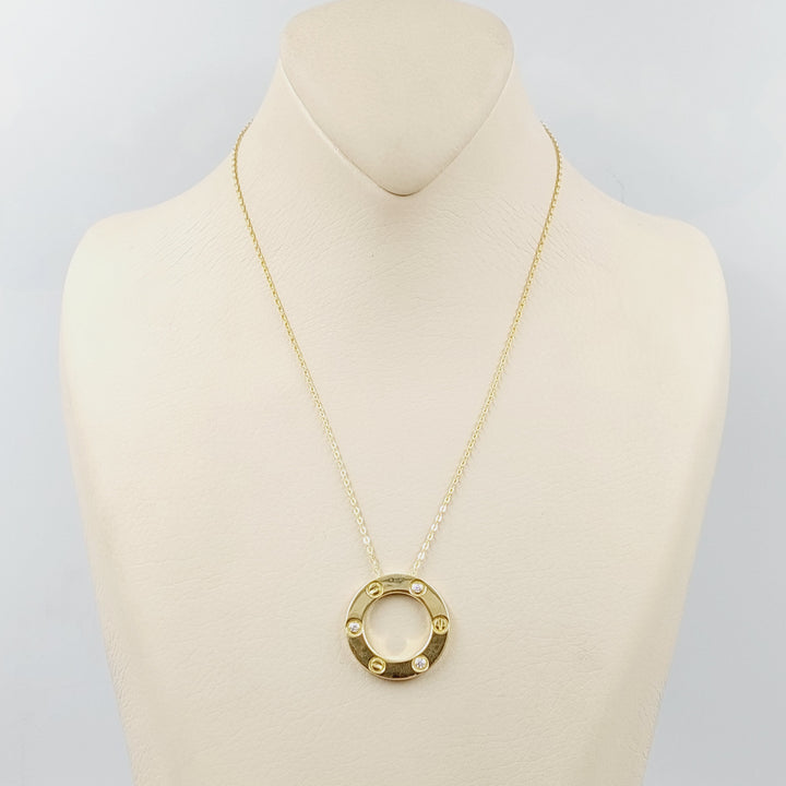 Deluxe Figaro Necklace  Made Of 18K Yellow Gold by Saeed Jewelry-30664