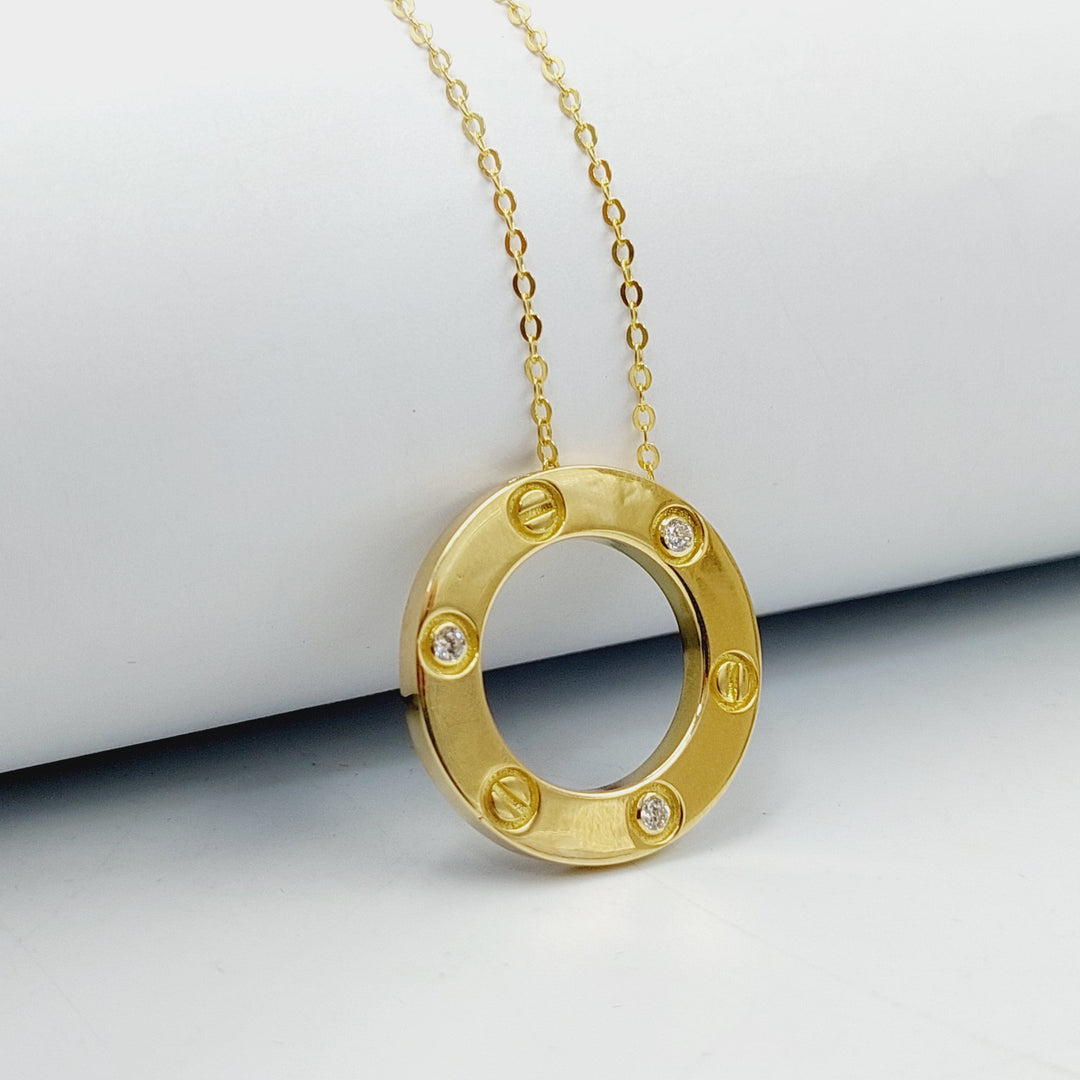 Deluxe Figaro Necklace  Made Of 18K Yellow Gold by Saeed Jewelry-30667