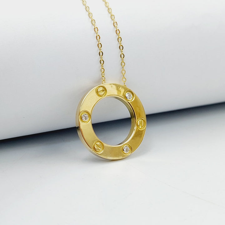 Deluxe Figaro Necklace  Made Of 18K Yellow Gold by Saeed Jewelry-30667