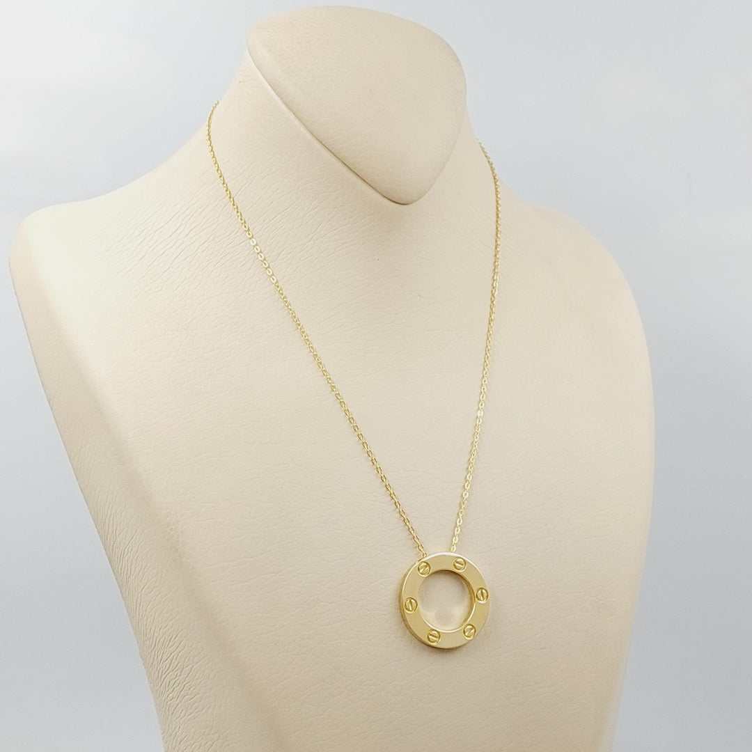 18K Gold Deluxe Figaro Necklace by Saeed Jewelry - Image 1
