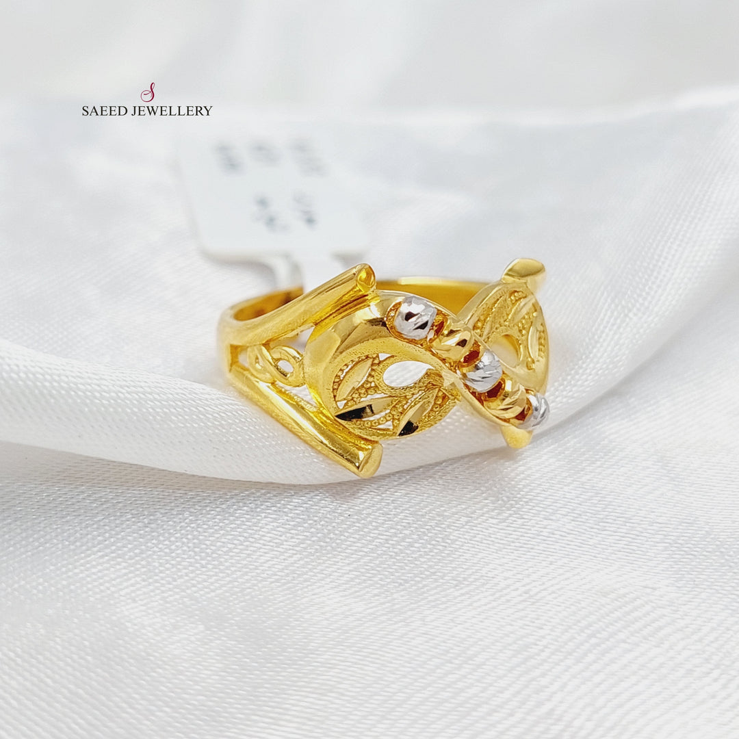 21K Gold Deluxe Infinite Ring by Saeed Jewelry - Image 3