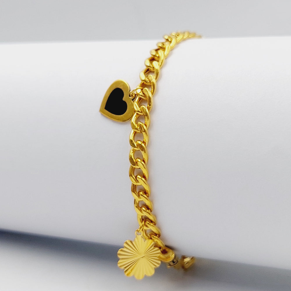 21K Gold Deluxe Joy Bracelet by Saeed Jewelry - Image 2