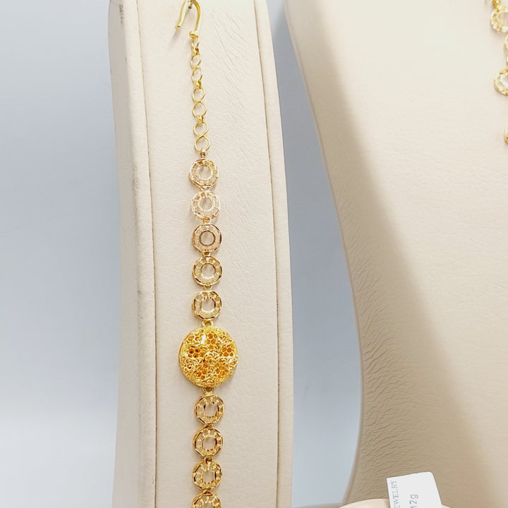 21K Gold Deluxe Kuwaiti Set by Saeed Jewelry - Image 2