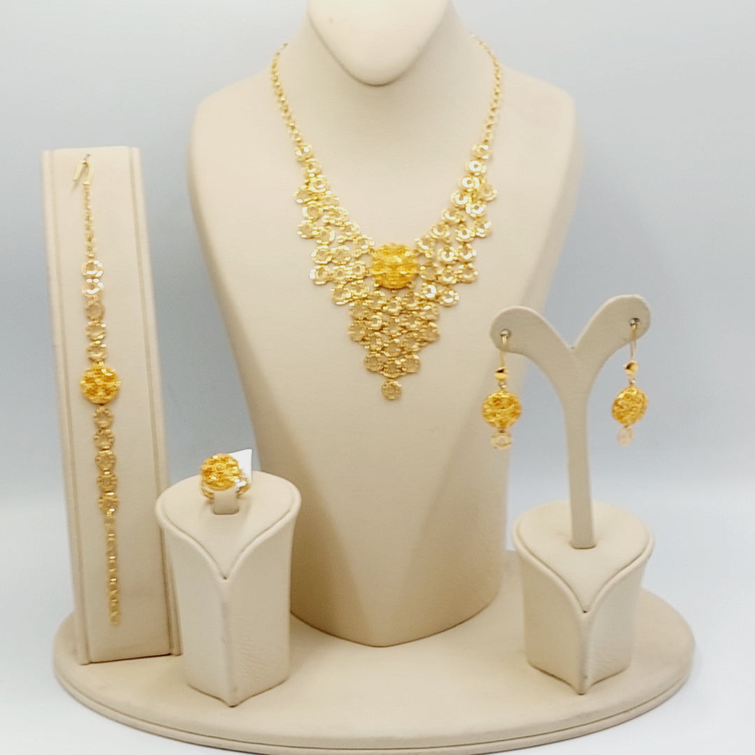 21K Gold Deluxe Kuwaiti Set by Saeed Jewelry - Image 1