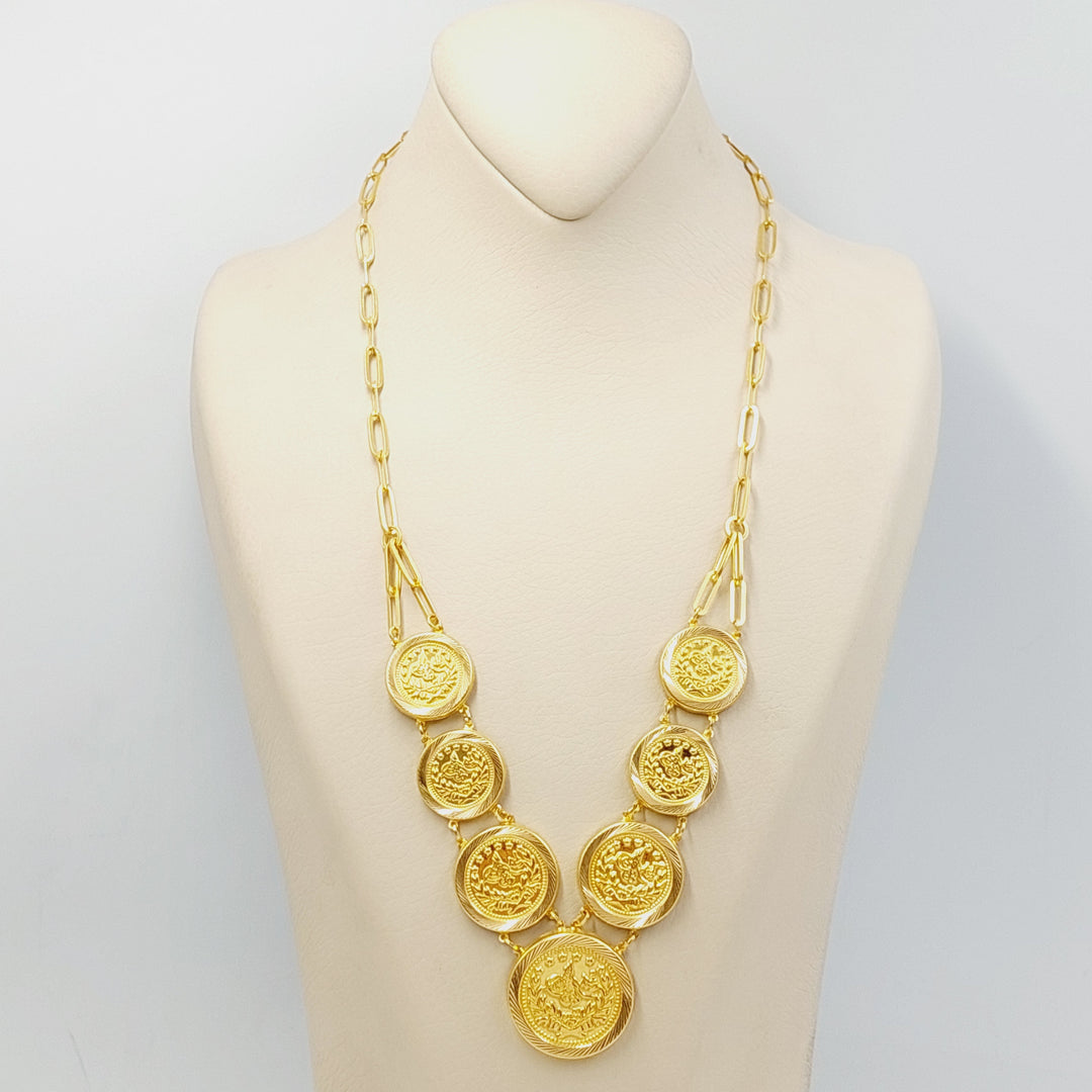 21K Gold Deluxe Rashadi Necklace by Saeed Jewelry - Image 1