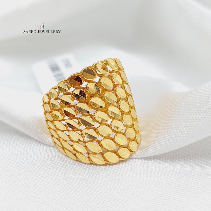 21K Gold Deluxe Ring by Saeed Jewelry - Image 2