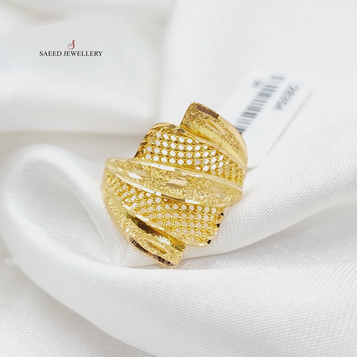 21K Gold Deluxe Ring by Saeed Jewelry - Image 1