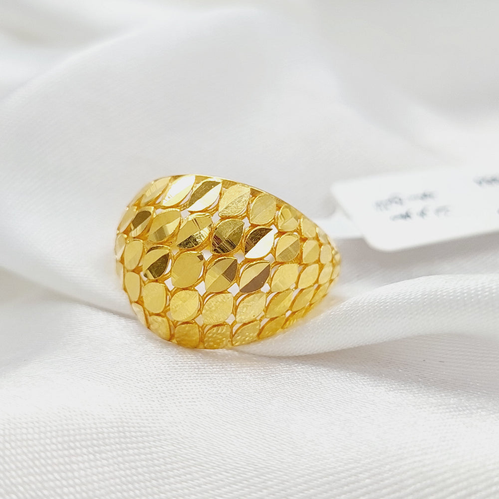 21K Gold Deluxe Ring by Saeed Jewelry - Image 2