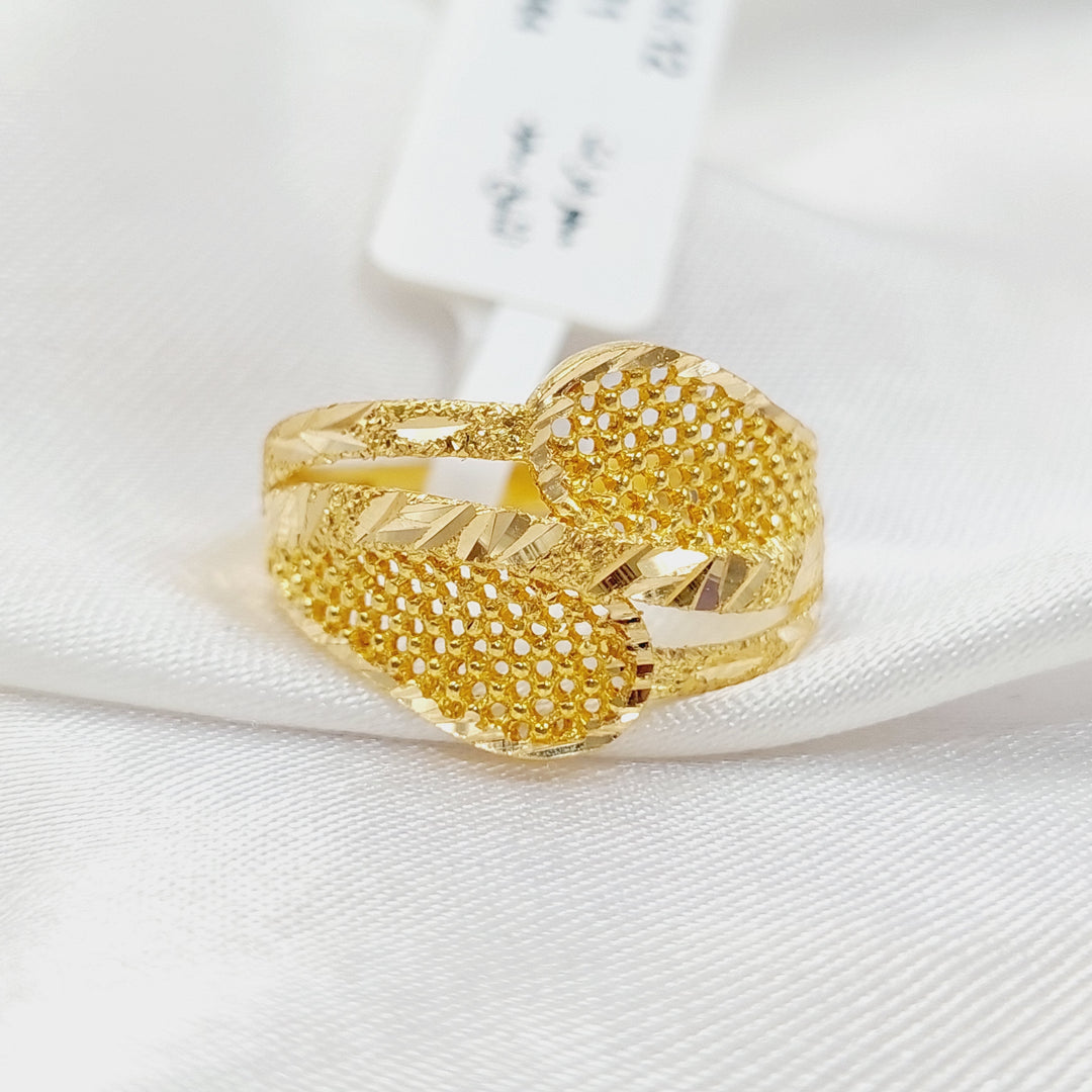 21K Gold Deluxe Ring by Saeed Jewelry - Image 1