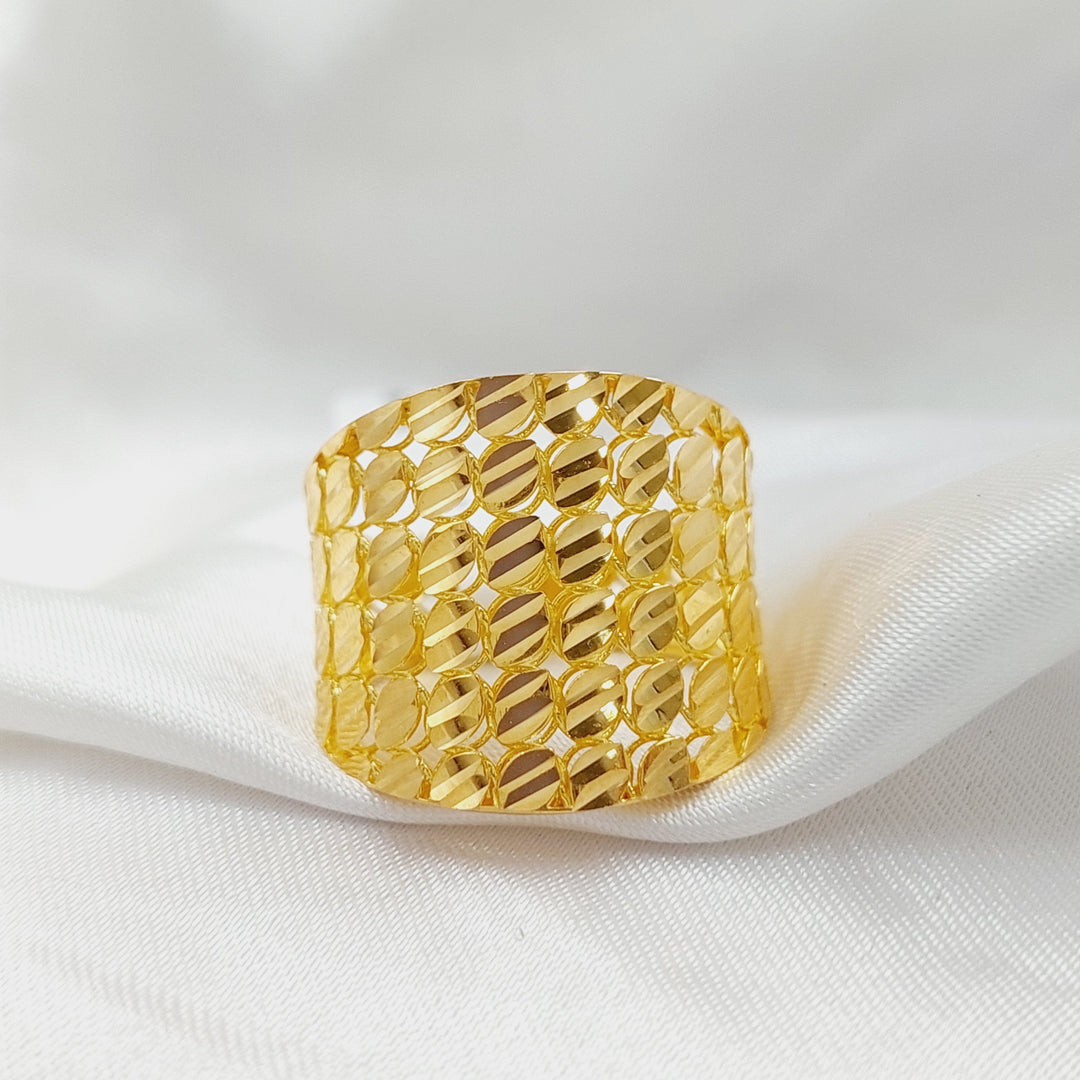 21K Gold Deluxe Ring by Saeed Jewelry - Image 1