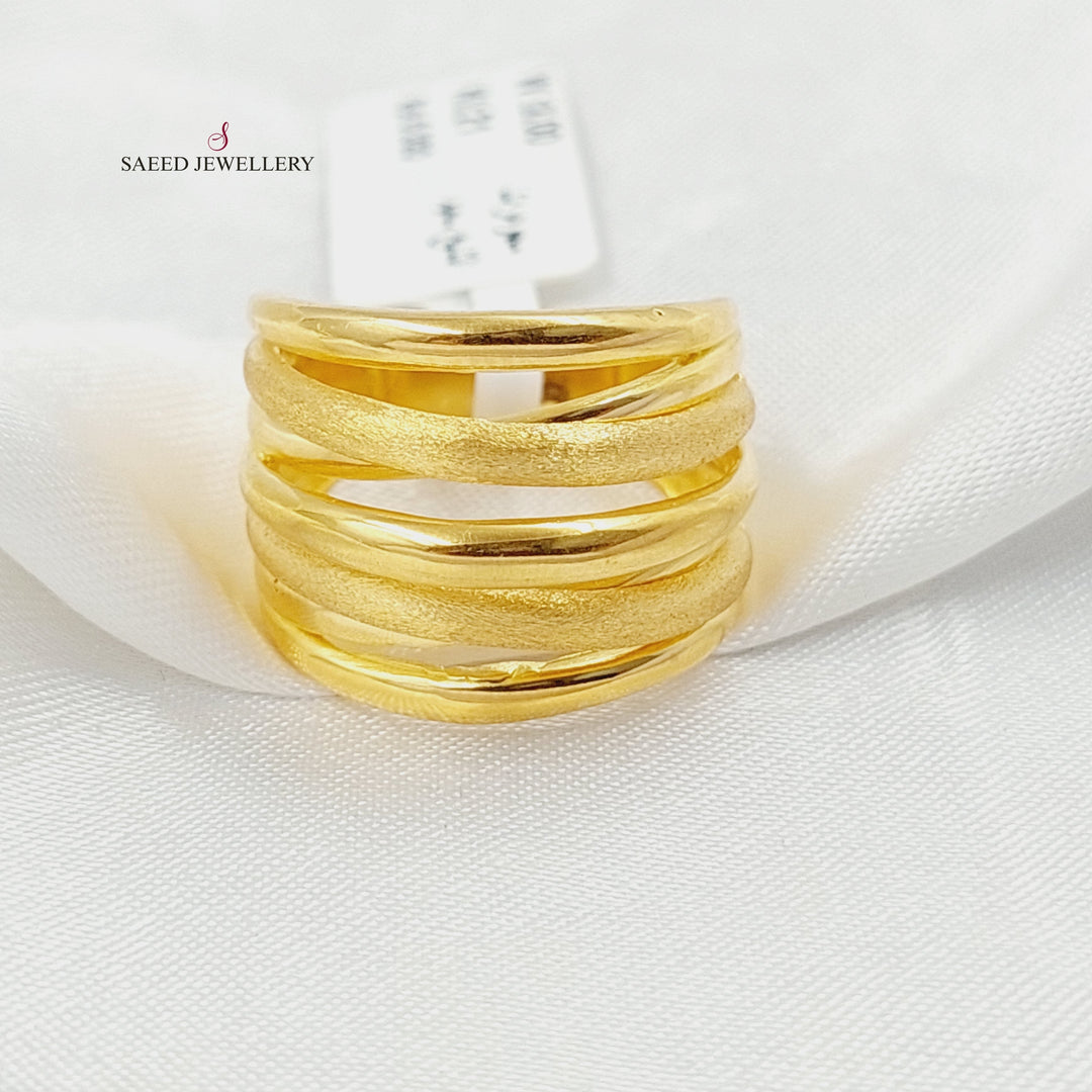 21K Gold Deluxe Ring by Saeed Jewelry - Image 1