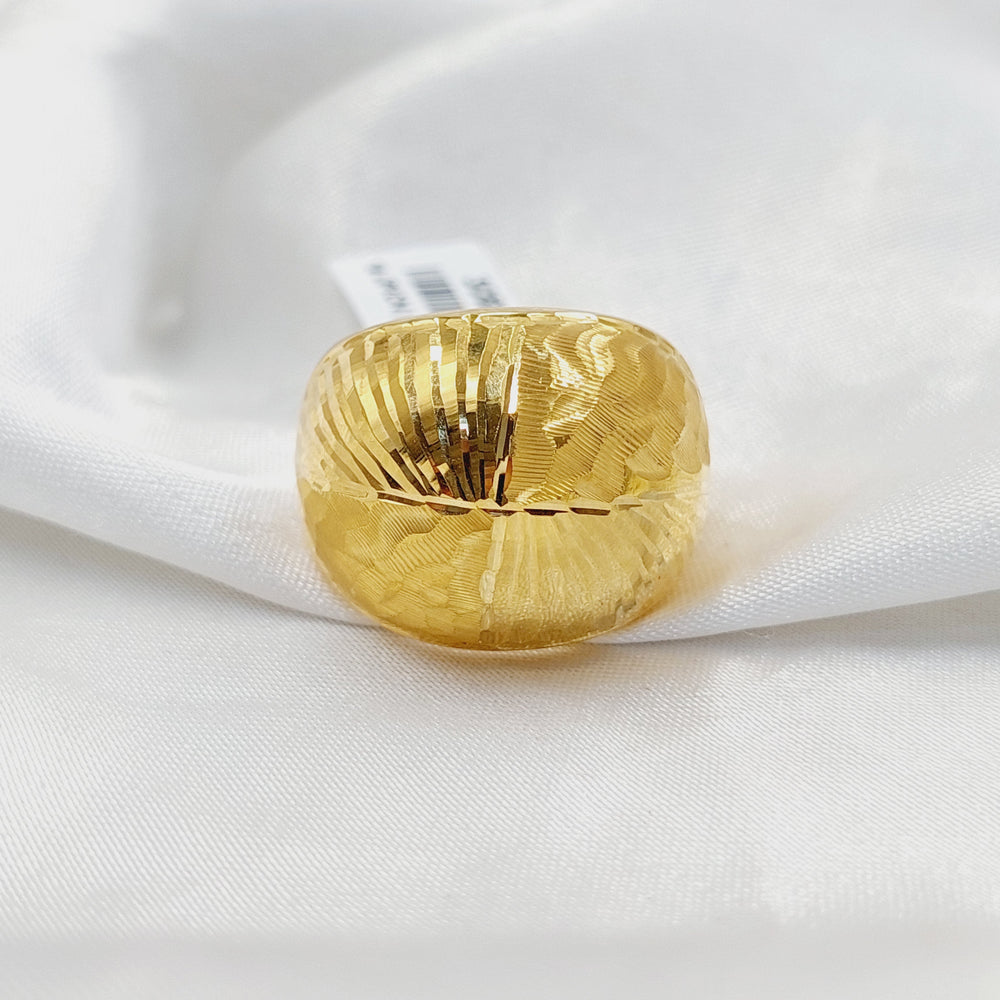 21K Gold Deluxe Ring by Saeed Jewelry - Image 2