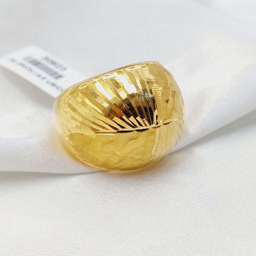 21K Gold Deluxe Ring by Saeed Jewelry - Image 3