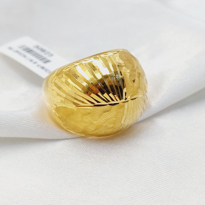 21K Gold Deluxe Ring by Saeed Jewelry - Image 3