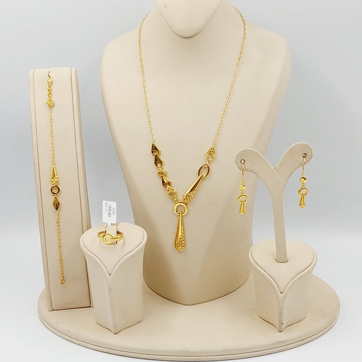 21K Gold Deluxe Turkish Set by Saeed Jewelry - Image 2
