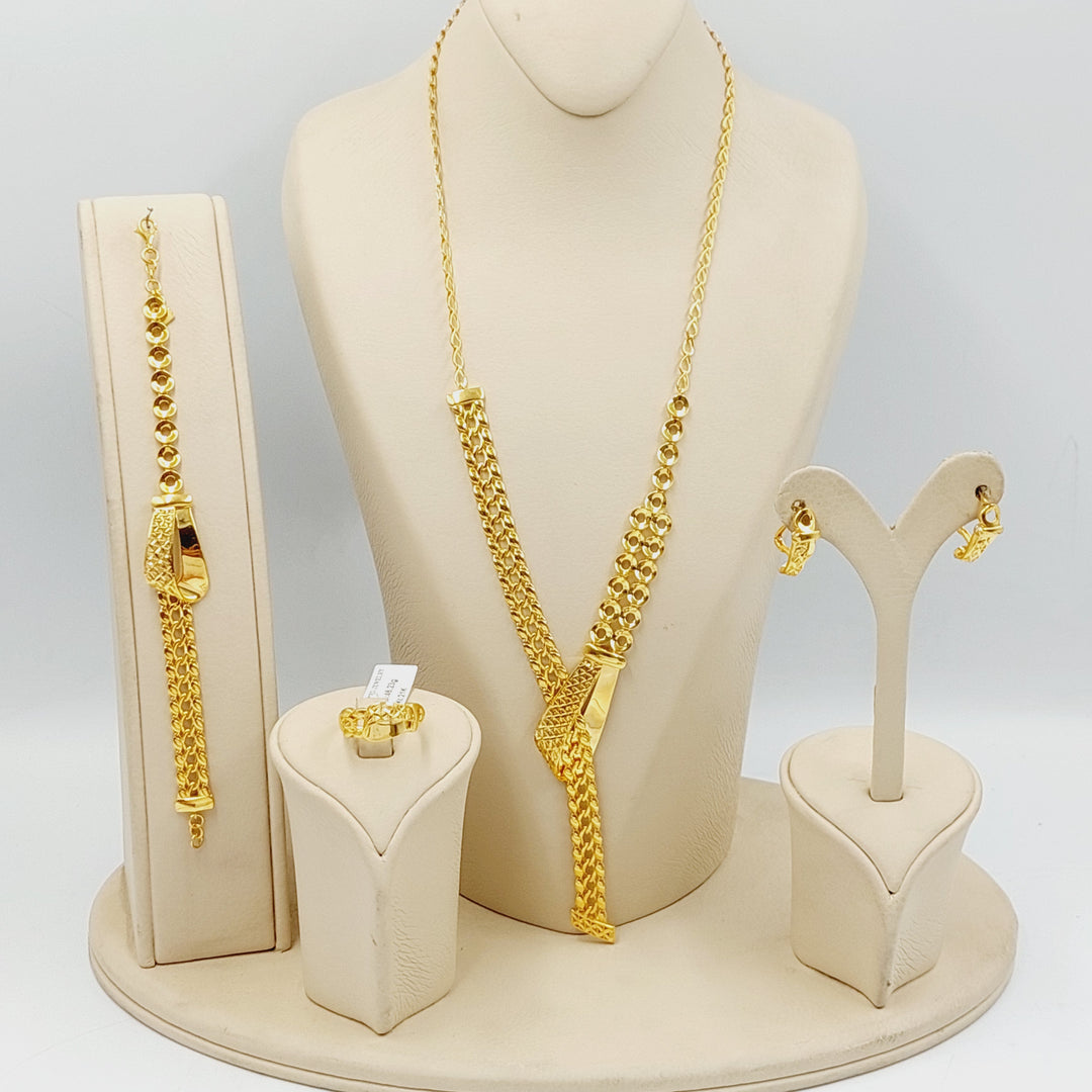 21K Gold Deluxe Turkish Set by Saeed Jewelry - Image 1
