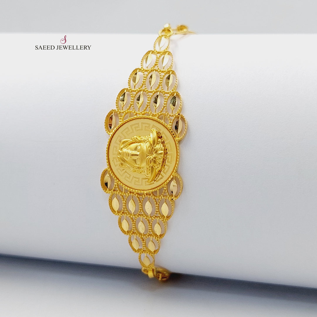 Deluxe Virna Bracelet  Made Of 21K Yellow Gold by Saeed Jewelry-30399