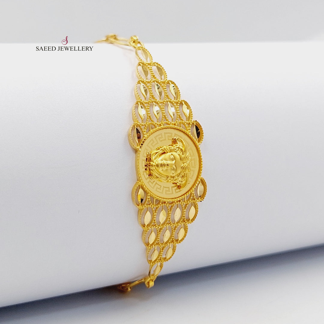 Deluxe Virna Bracelet  Made Of 21K Yellow Gold by Saeed Jewelry-30399