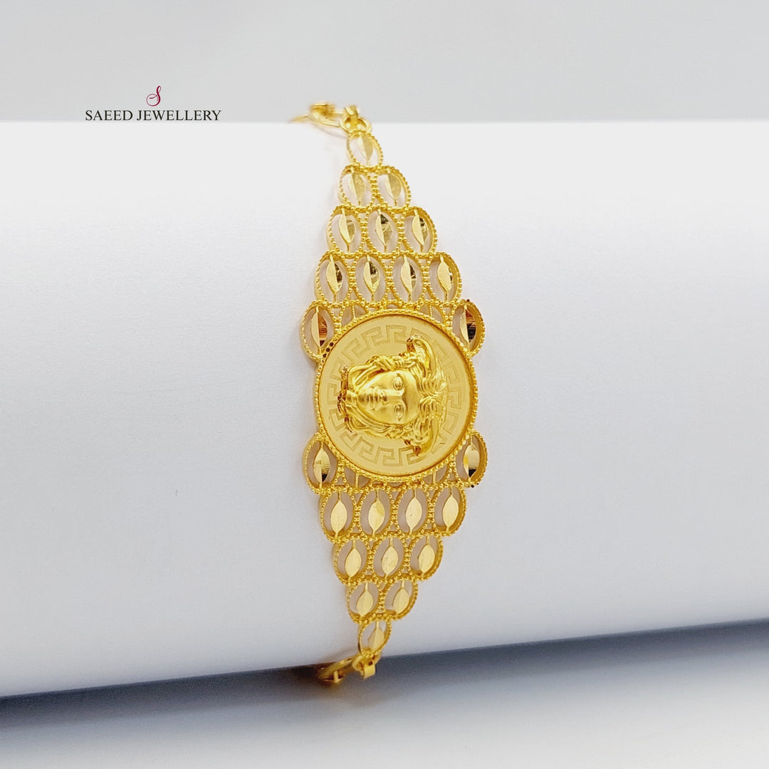 Deluxe Virna Bracelet  Made Of 21K Yellow Gold by Saeed Jewelry-30399
