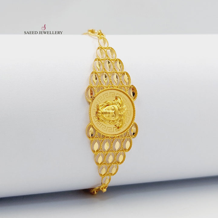 Deluxe Virna Bracelet  Made Of 21K Yellow Gold by Saeed Jewelry-30399