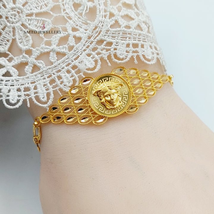 Deluxe Virna Bracelet  Made Of 21K Yellow Gold by Saeed Jewelry-30399