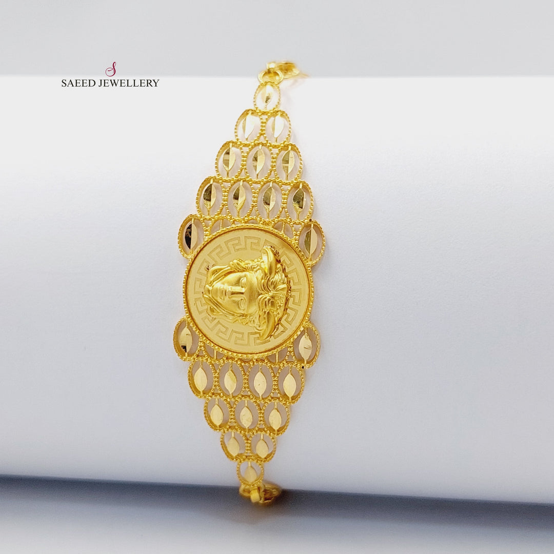 Deluxe Virna Bracelet  Made Of 21K Yellow Gold by Saeed Jewelry-30399