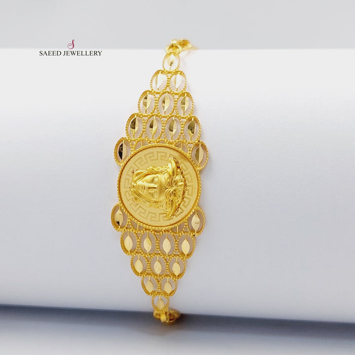 Deluxe Virna Bracelet  Made Of 21K Yellow Gold by Saeed Jewelry-30399