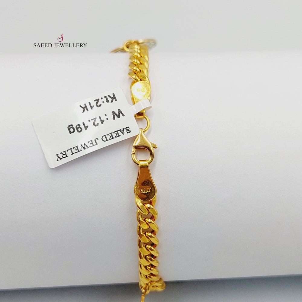 21K Gold Enameled Dandash Bracelet by Saeed Jewelry - Image 2