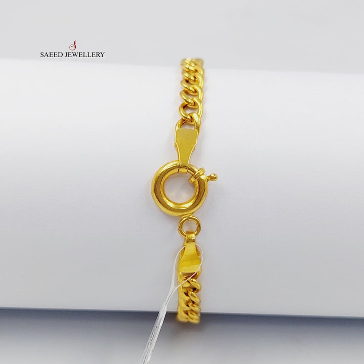 21K Gold Enameled Infinite Bracelet by Saeed Jewelry - Image 3