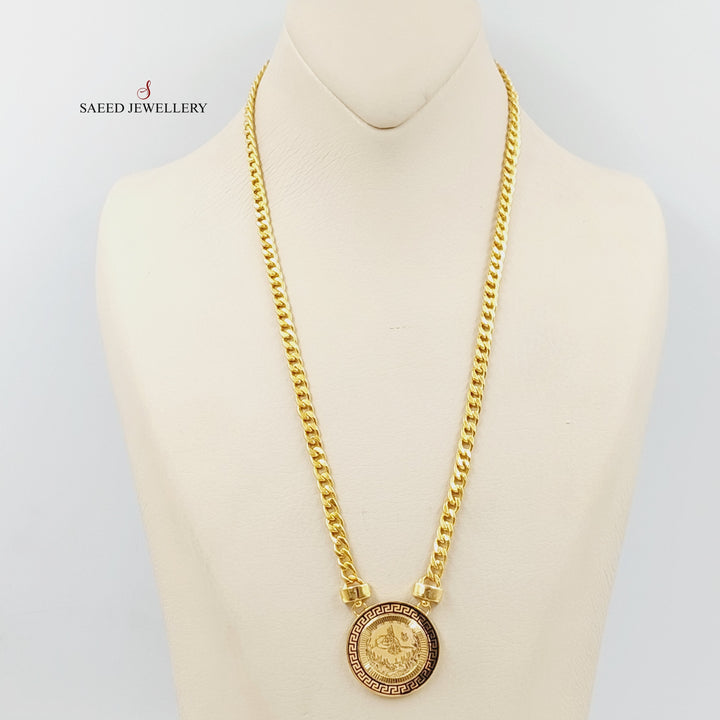 Enameled Rashadi Necklace  Made Of 21K Yellow Gold by Saeed Jewelry-29072