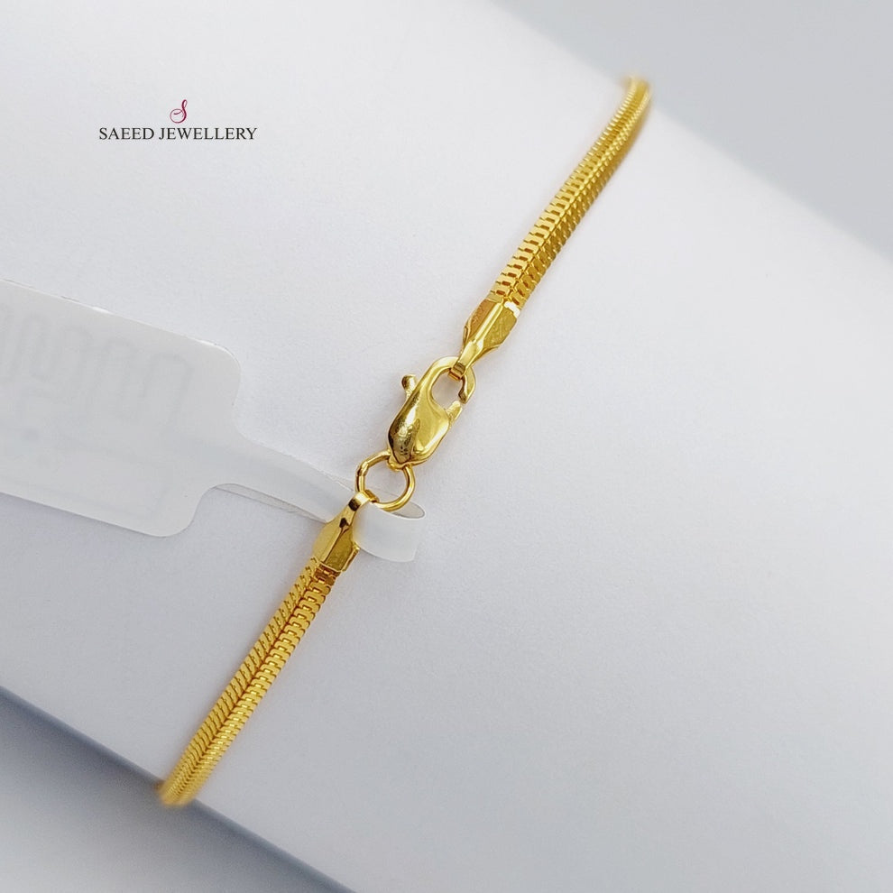 Fancy Bracelet Made Of  21K Yellow Gold by Saeed Jewelry-27378