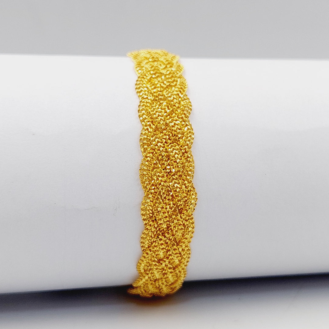 21K Gold Fancy Bracelet by Saeed Jewelry - Image 5