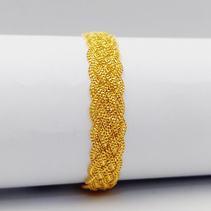 21K Gold Fancy Bracelet by Saeed Jewelry - Image 5