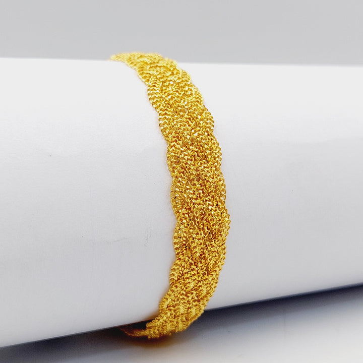 21K Gold Fancy Bracelet by Saeed Jewelry - Image 6