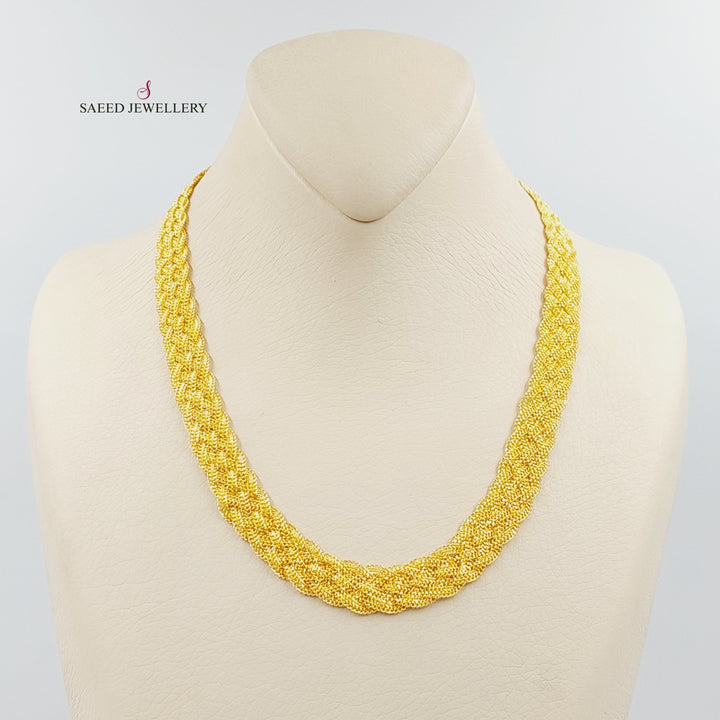 21K Gold Fancy Necklace by Saeed Jewelry - Image 1