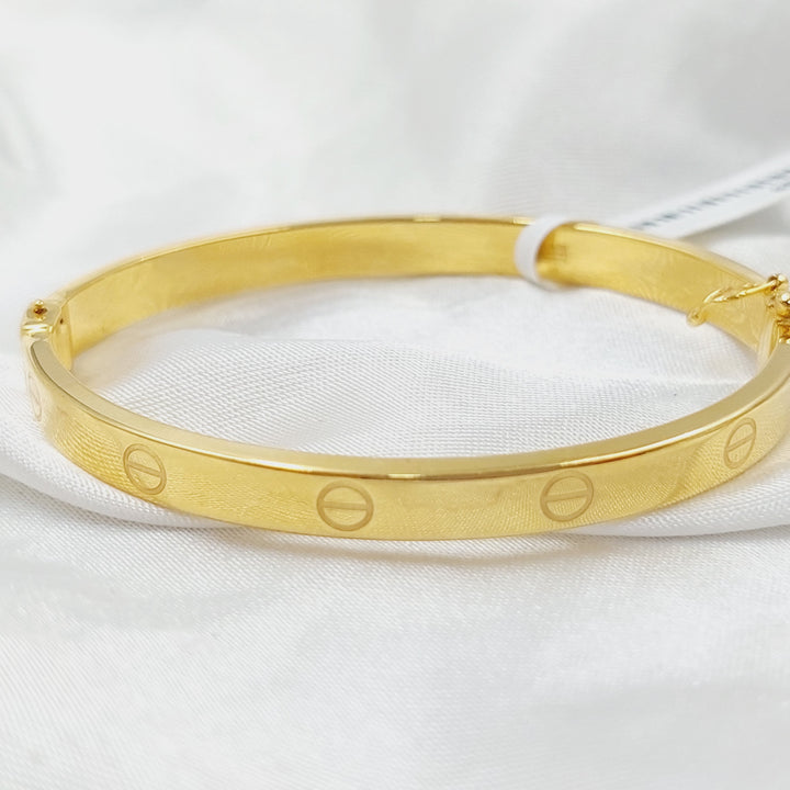 Figaro Bracelet  Made Of 21K Yellow Gold by Saeed Jewelry-28898