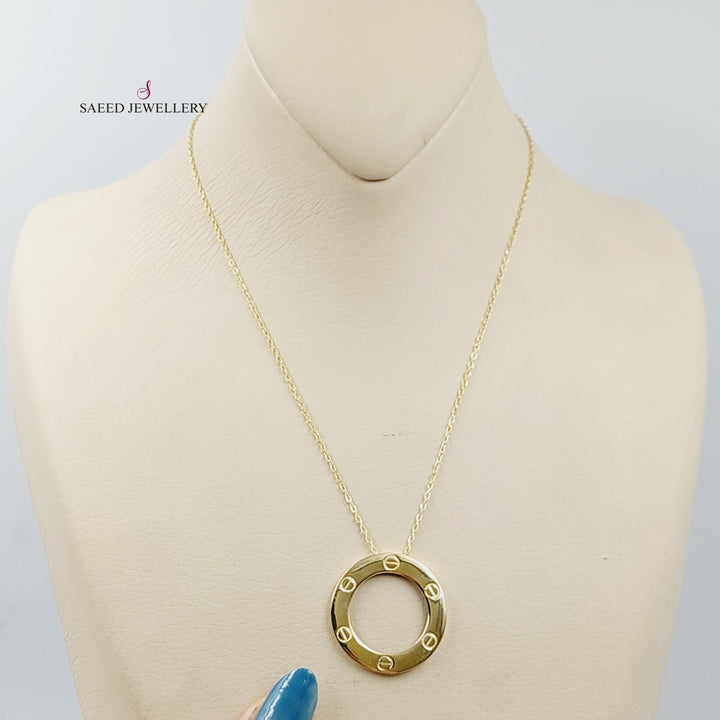 18K Gold Figaro Necklace by Saeed Jewelry - Image 2