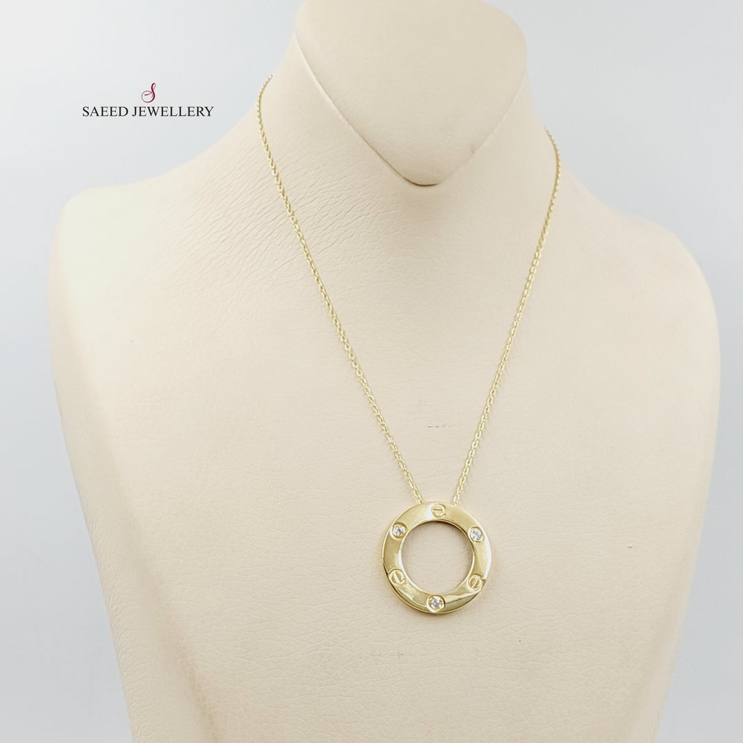 18K Gold Figaro Necklace by Saeed Jewelry - Image 1