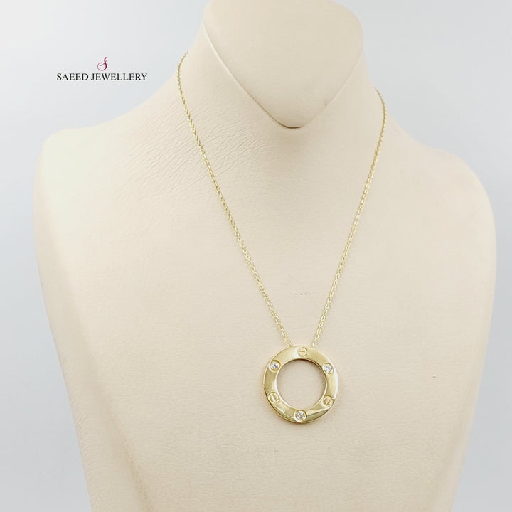 18K Gold Figaro Necklace by Saeed Jewelry - Image 1