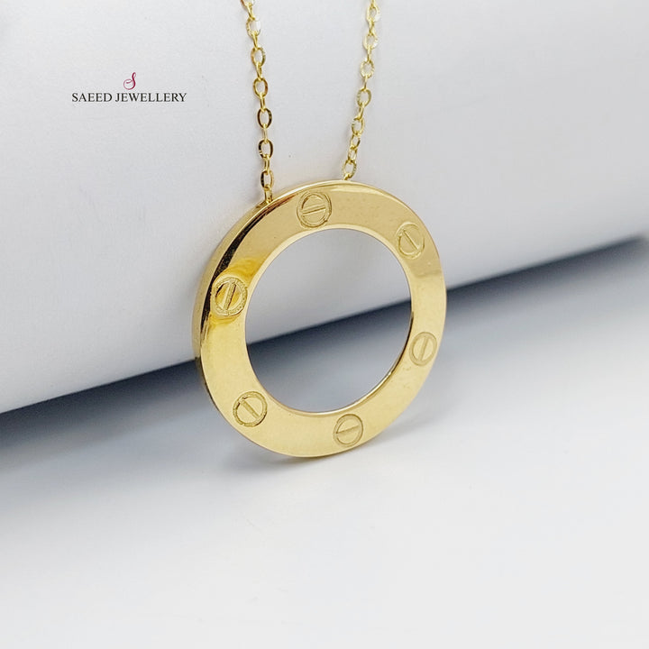 18K Gold Figaro Necklace by Saeed Jewelry - Image 5