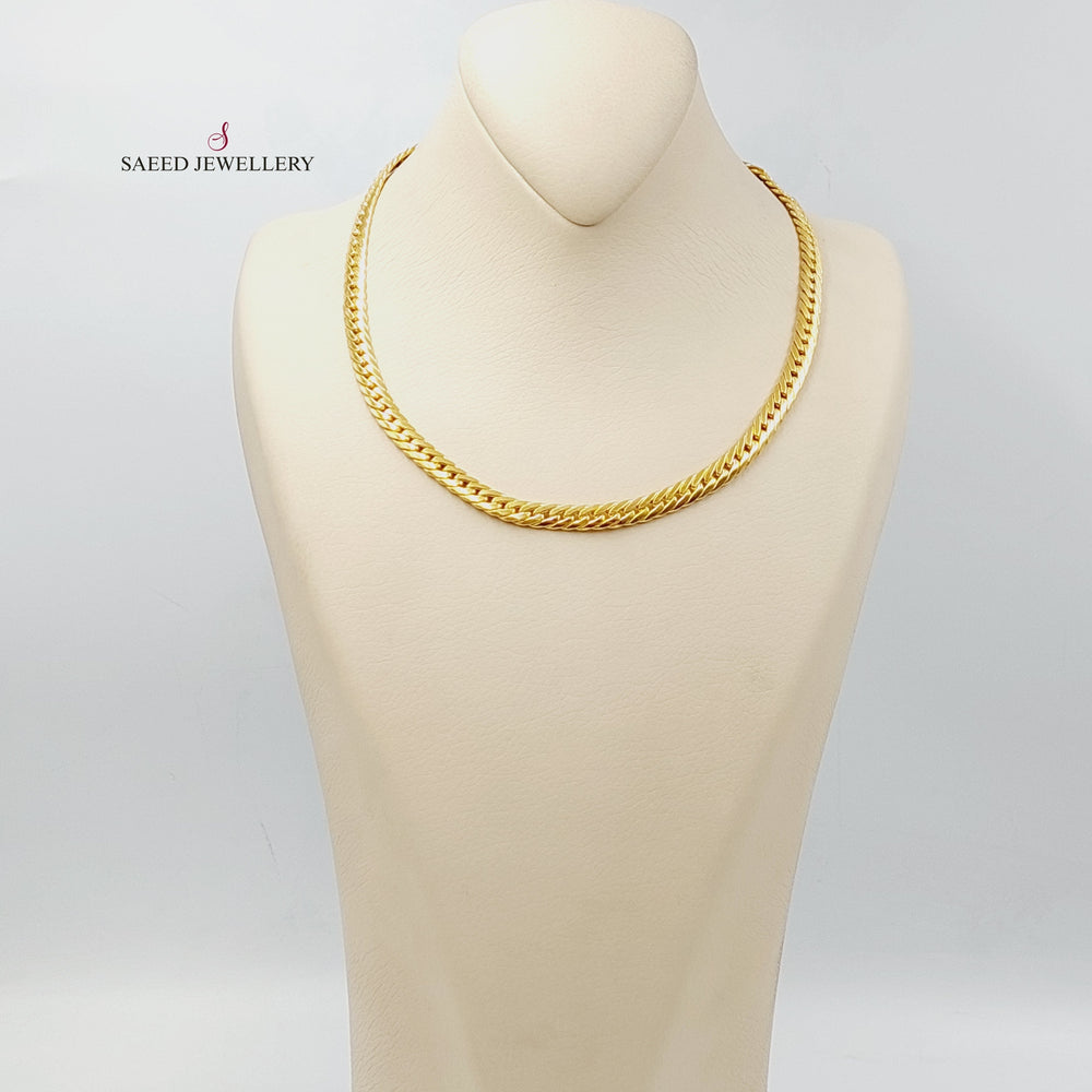 21K Gold Snake Necklace by Saeed Jewelry - Image 2