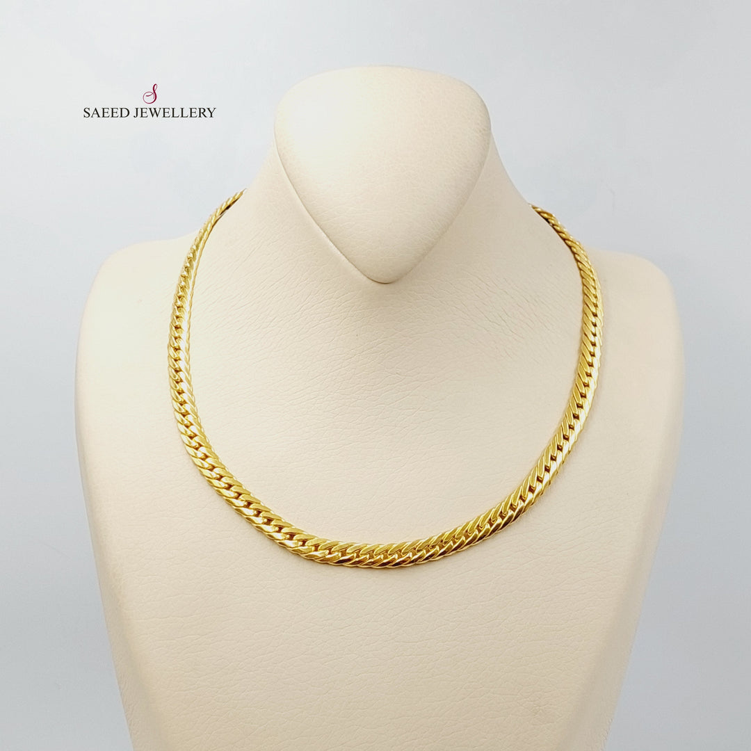 21K Gold Snake Necklace by Saeed Jewelry - Image 3