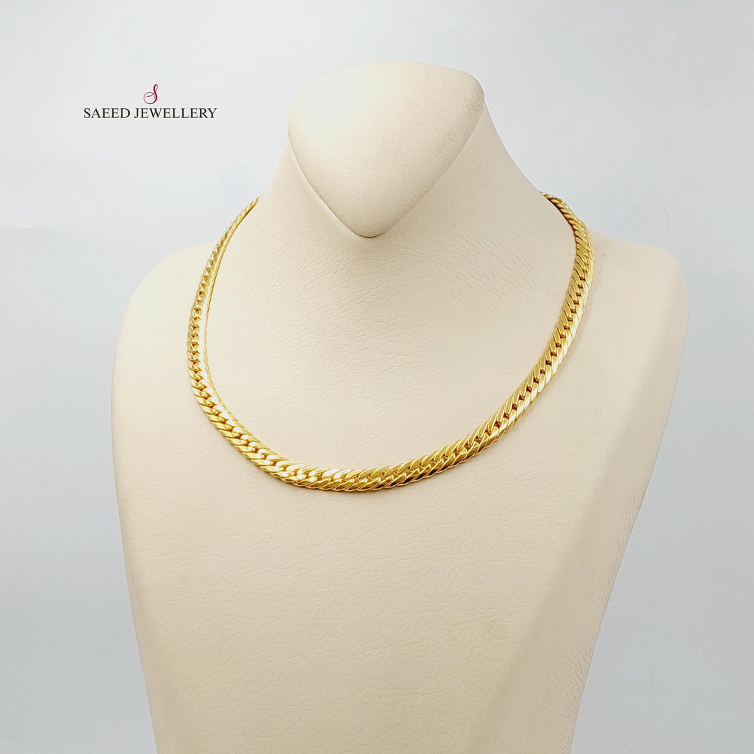 21K Gold Snake Necklace by Saeed Jewelry - Image 4