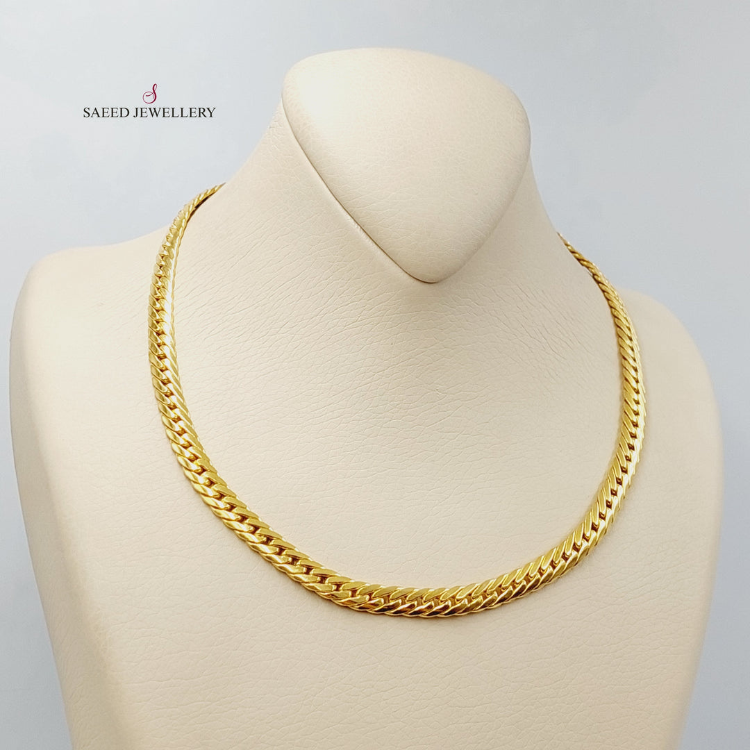 21K Gold Snake Necklace by Saeed Jewelry - Image 5