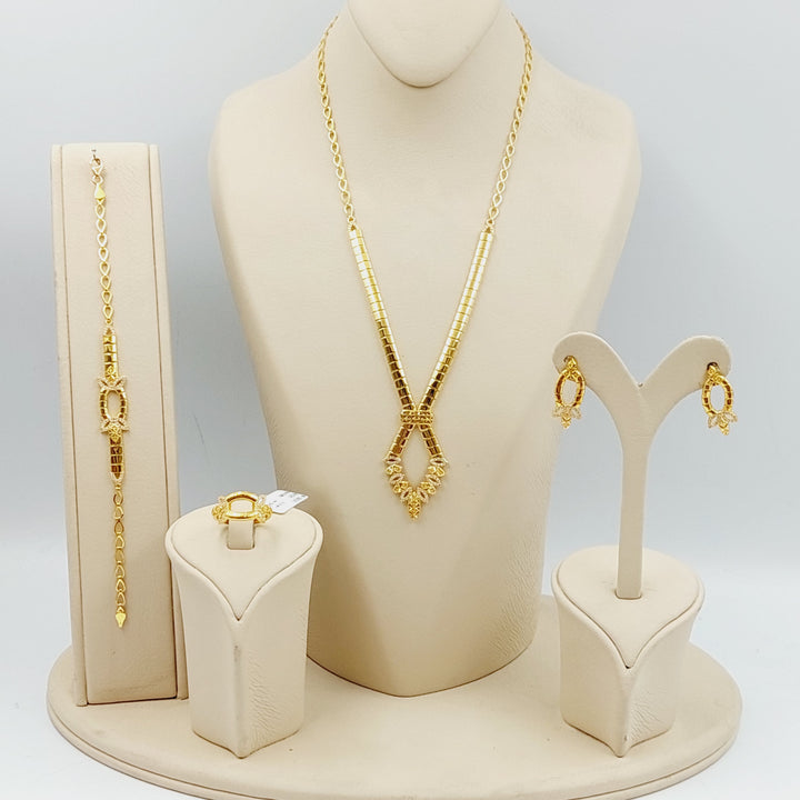 21K Gold Four Pieces Snake Set by Saeed Jewelry - Image 1