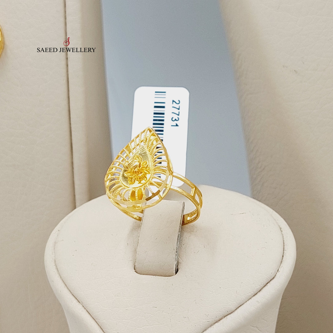 Four Pieces Spike Set Made Of 21K Yellow Gold by Saeed Jewelry-27731