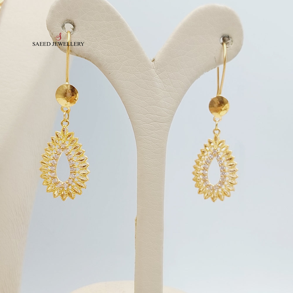 Four Pieces Spike Set Made of 21K Yellow.<br><br> by Saeed Jewelry-four-pieces-spike-set