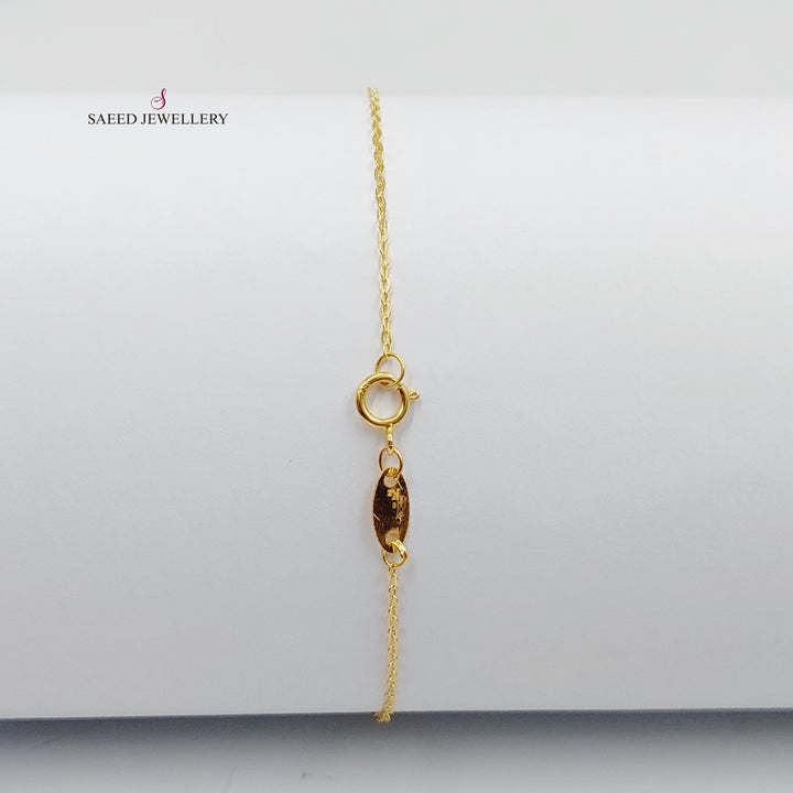 18K Gold Heart Bracelet by Saeed Jewelry - Image 5