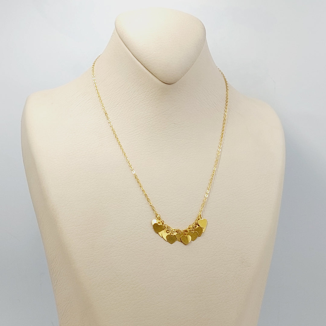 Heart Dandash Necklace  Made Of 21K Yellow Gold by Saeed Jewelry-30719